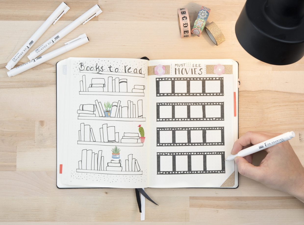 Bullet journal og planner - kreative idéer til din kreative kalender