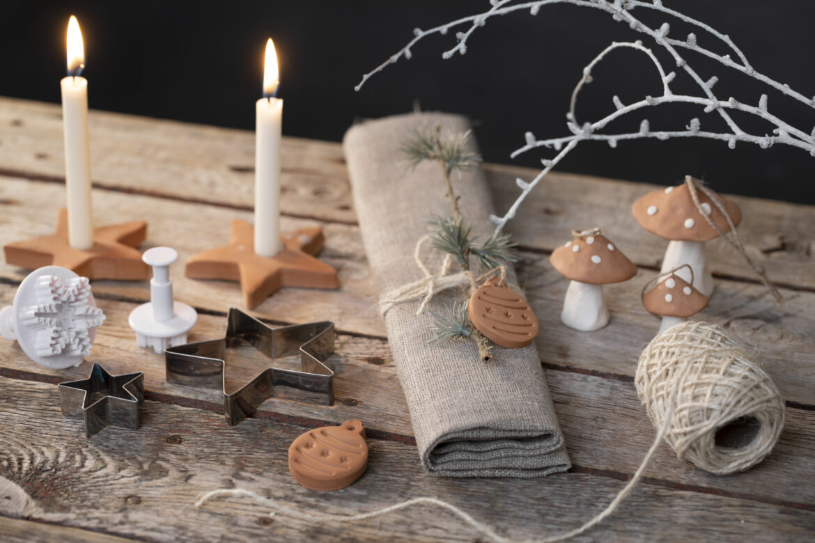 Lag selv den skjønneste julepynten med selvherdende leire