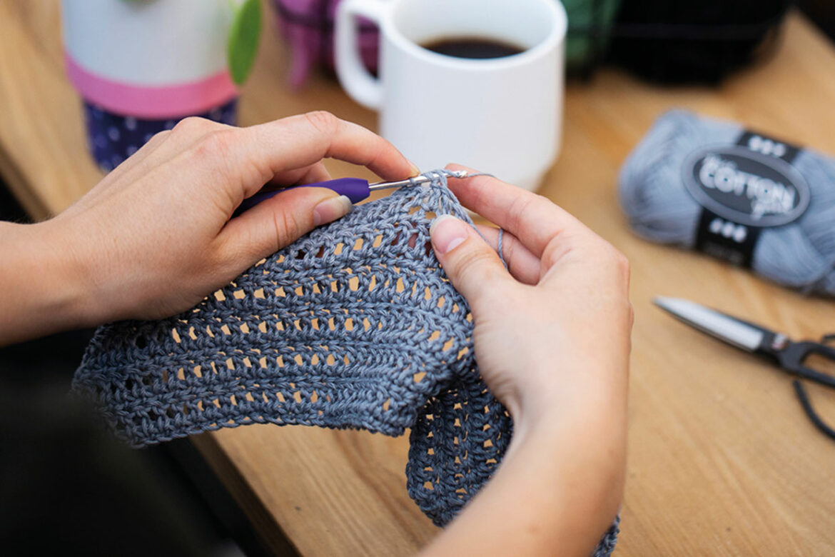 Hekling for venstrehendte: Lær å hekle her