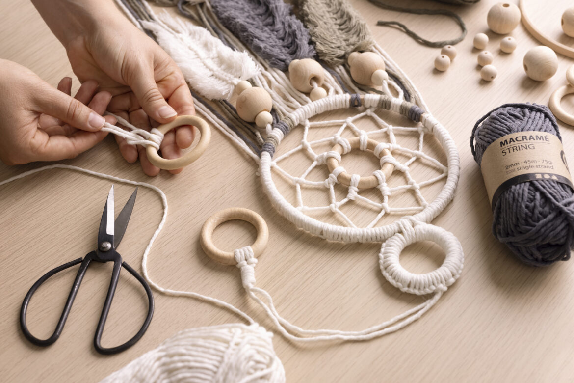 Alt til macramé knytning for begynnere