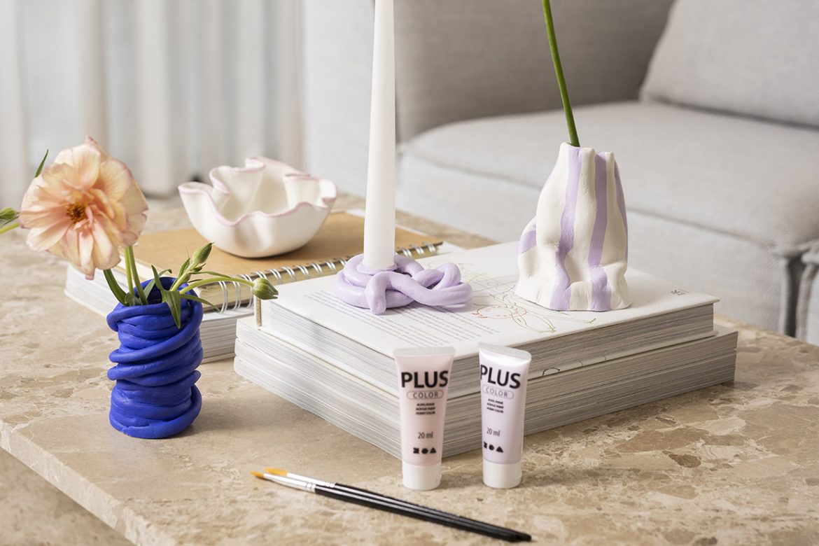 Støp og modeller trendy dekorasjoner til hjemmet ditt